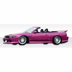 1989-1994 Nissan 240SX S13 Duraflex V-Speed Side Skirts Rocker Panels - 2 Piece