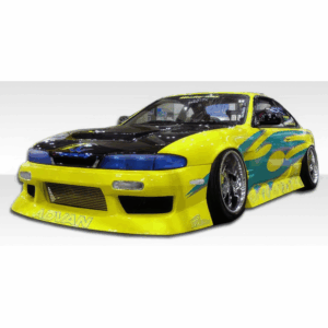 1995-1996 Nissan 240SX S14 Duraflex Type U Front Bumper - 1 Piece