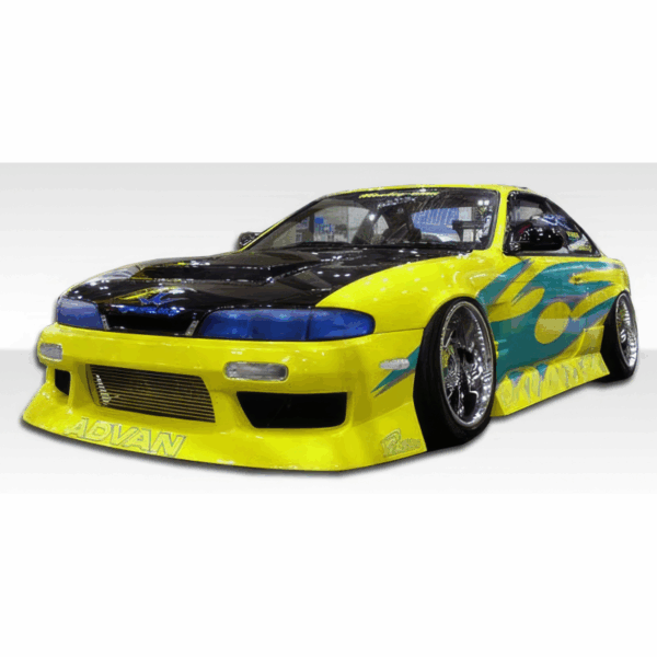 1995-1996 Nissan 240SX S14 Duraflex Type U Front Bumper - 1 Piece