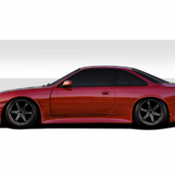 1997-1998 Nissan 240SX S14 Duraflex V-Speed Wide Body Kit  (+35mm) - 8 Piece - Image 4