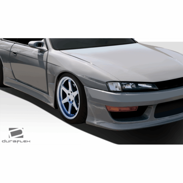 1997-1998 Nissan 240SX S14 Duraflex V-Speed Wide Body Front Fenders (+35mm) - 2 Piece - Image 2