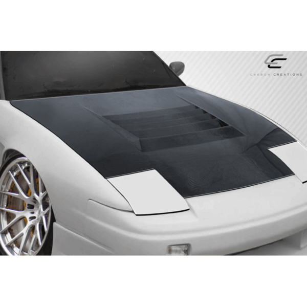 1989-1994 Nissan 240SX S13 Carbon Creations D-1 Hood - 1 Piece - Image 2