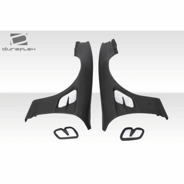 1997-1998 Nissan 240SX S14 Duraflex Supercool Wide Body Front Fenders - 2 Piece - Image 2