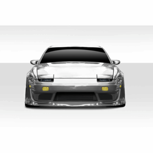 1989-1994 Nissan 240SX S13 Duraflex V-Speed Wide Body Front Bumper - 3 Piece