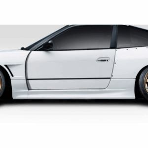 1989-1994 Nissan 240SX S13 Duraflex V Speed Wide Body Side Skirt Rocker Panels - 2 Piece