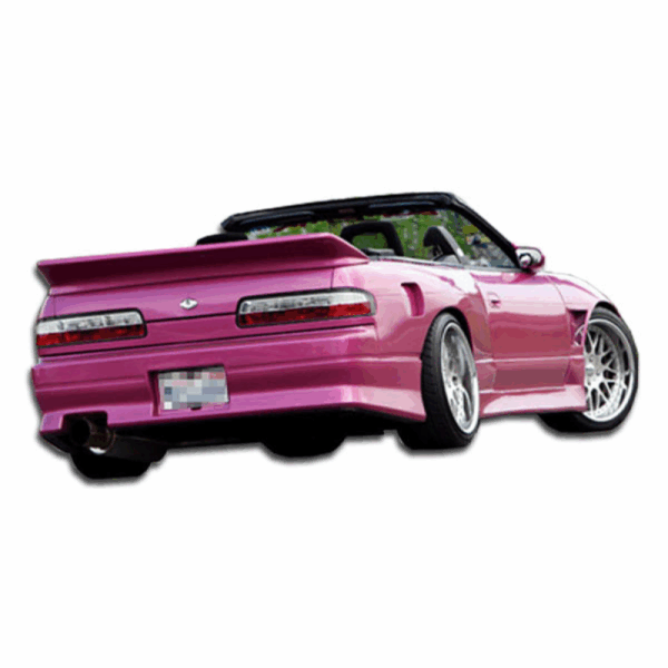 1989-1994 Nissan 240SX S13 2DR Duraflex V-Speed Rear Bumper - 1 Piece