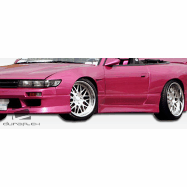 1989-1994 Nissan 240SX S13 Duraflex V-Speed Side Skirts Rocker Panels - 2 Piece - Image 2