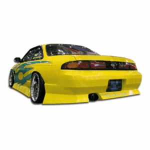 1995-1998 Nissan 240SX S14 Duraflex Type U Rear Bumper - 1 Piece