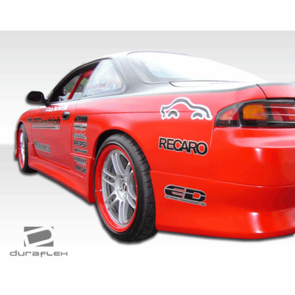 1995-1998 Nissan 240SX S14 Duraflex V-Speed Rear Bumper - 1 Piece - Image 3