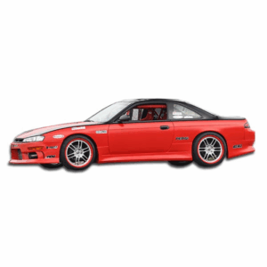 1995-1998 Nissan 240SX S14 Duraflex V-Speed Side Skirts Rocker Panels - 2 Piece