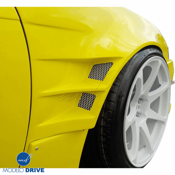 ModeloDrive FRP ORI t4 75mm Wide Body Fenders (front) 6pc > Nissan 240SX (S14) 1997-1998 - Image 6