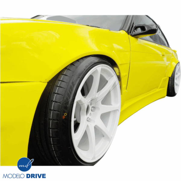 ModeloDrive FRP ORI t4 75mm Wide Body Fenders (front) 6pc > Nissan 240SX (S14) 1997-1998 - Image 7