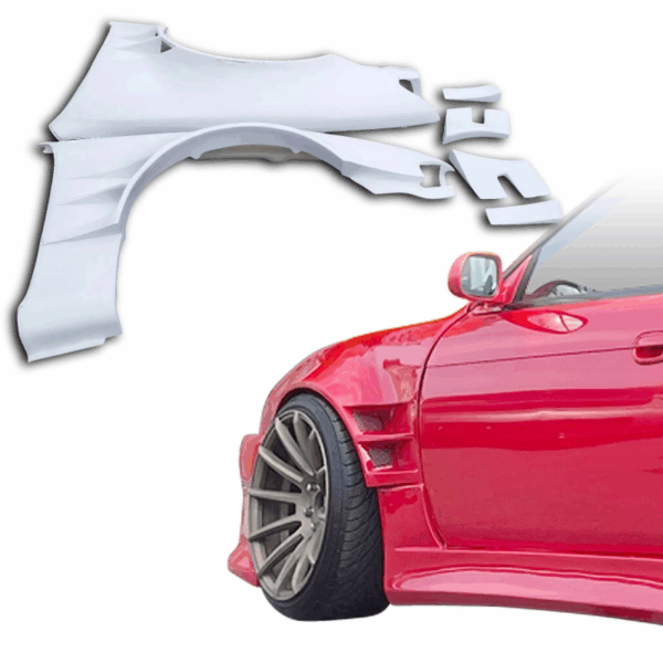 ModeloDrive FRP ORI t4 75mm Wide Body Fenders (front) 6pc > Nissan 240SX (S14) 1997-1998 - Image 10