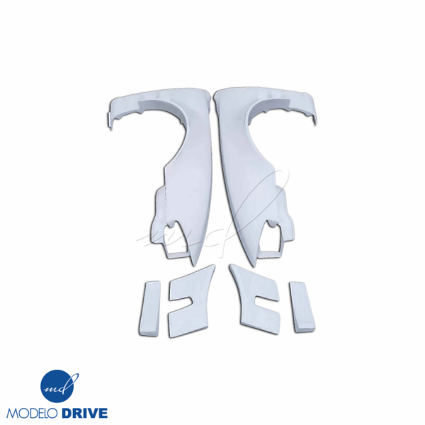 ModeloDrive FRP ORI t4 75mm Wide Body Fenders (front) 6pc > Nissan 240SX (S14) 1997-1998 - Image 14