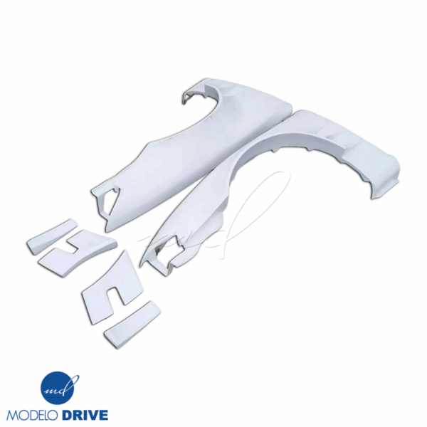 ModeloDrive FRP ORI t4 75mm Wide Body Fenders (front) 6pc > Nissan 240SX (S14) 1997-1998 - Image 15