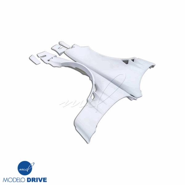 ModeloDrive FRP ORI t4 75mm Wide Body Fenders (front) 6pc > Nissan 240SX (S14) 1997-1998 - Image 17