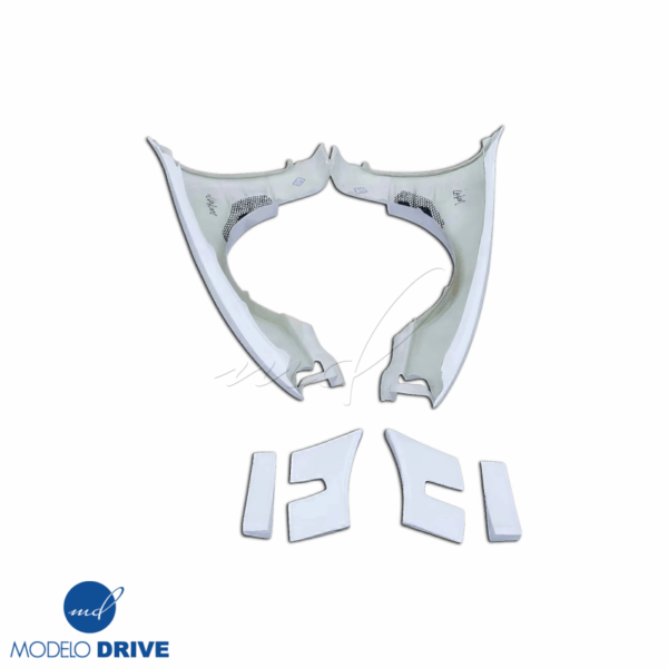 ModeloDrive FRP ORI t4 75mm Wide Body Fenders (front) 6pc > Nissan 240SX (S14) 1997-1998 - Image 20