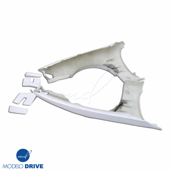 ModeloDrive FRP ORI t4 75mm Wide Body Fenders (front) 6pc > Nissan 240SX (S14) 1997-1998 - Image 21