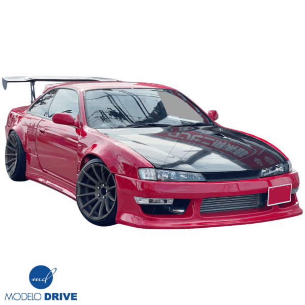 ModeloDrive FRP ORI t4 75mm Wide Body Fenders (front) 6pc > Nissan 240SX (S14) 1997-1998 - Image 27