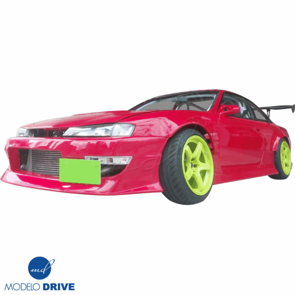 ModeloDrive FRP ORI t4 75mm Wide Body Fenders (rear) > Nissan 240SX (S14) 1995-1998 - Image 8