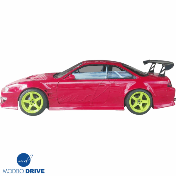 ModeloDrive FRP ORI t4 75mm Wide Body Fenders (rear) > Nissan 240SX (S14) 1995-1998 - Image 9