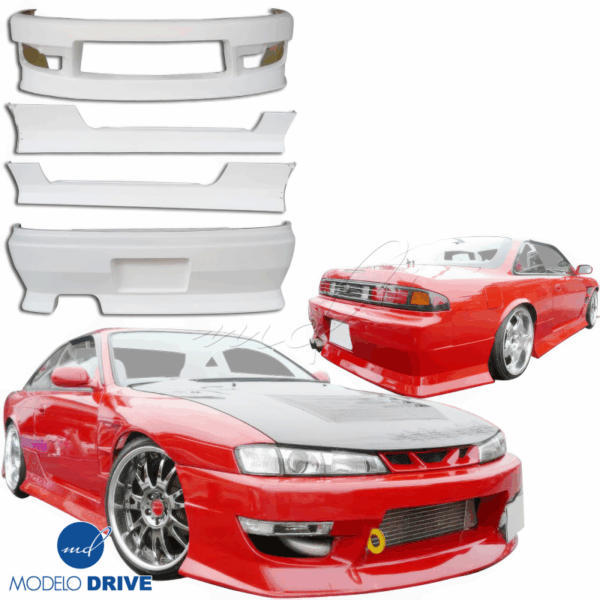 ModeloDrive FRP DMA t3 Body Kit > Nissan 240SX (S14) 1997-1998 - Image 7