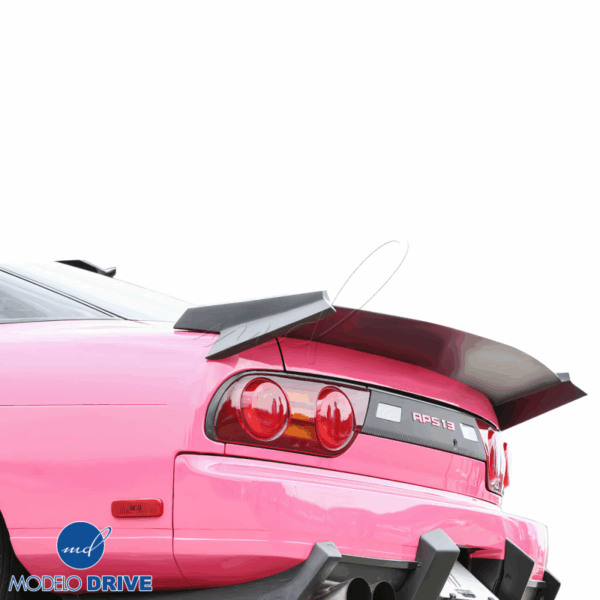ModeloDrive FRP URA Drag Spoiler Wing > Nissan 240SX 1989-1994> 3dr Hatch - Image 2