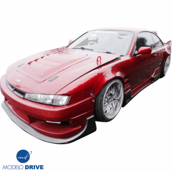 ModeloDrive FRP URA Drag Spoiler Wing > Nissan 240SX (S14) 1995-1998 - Image 6