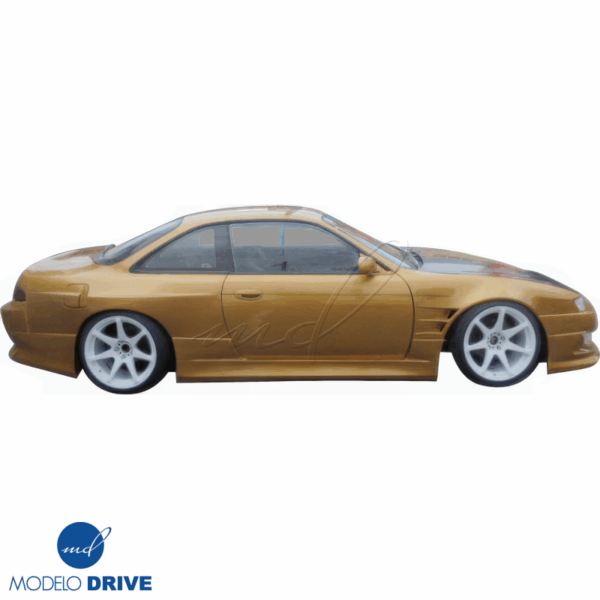 ModeloDrive FRP ORI t2 50mm Fenders (rear) 3pc w Gas Cap > Nissan 240SX (S14) 1995-1998 - Image 4