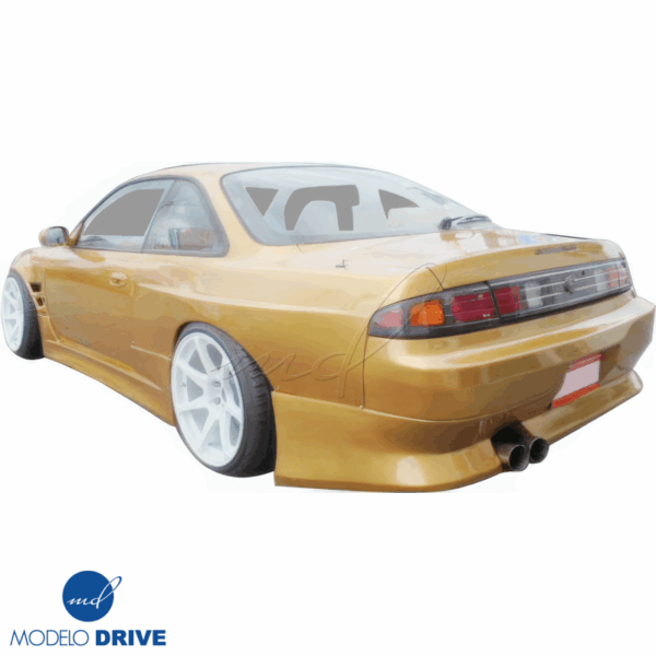 ModeloDrive FRP ORI t2 50mm Fenders (rear) 3pc w Gas Cap > Nissan 240SX (S14) 1995-1998 - Image 5