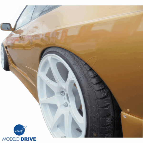 ModeloDrive FRP ORI t2 50mm Fenders (rear) 3pc w Gas Cap > Nissan 240SX (S14) 1995-1998 - Image 6