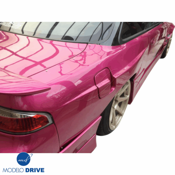 ModeloDrive FRP ORI t2 50mm Fenders (rear) 3pc w Gas Cap > Nissan 240SX (S14) 1995-1998 - Image 9