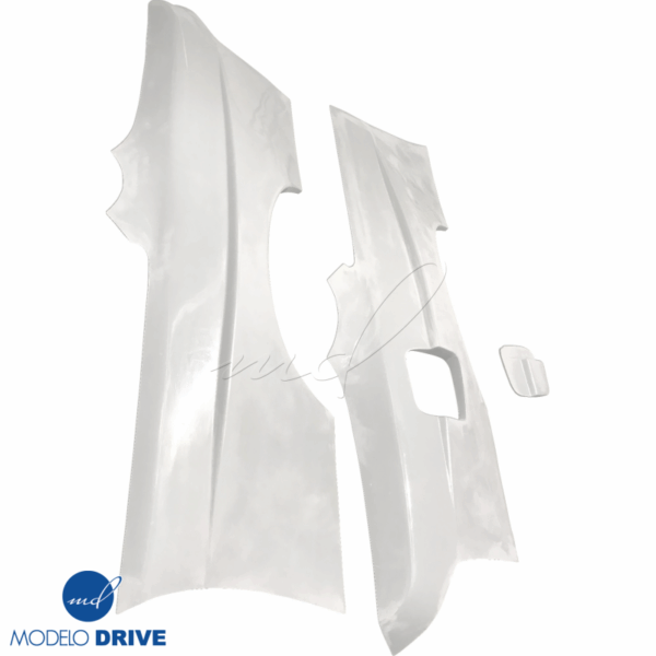 ModeloDrive FRP ORI t2 50mm Fenders (rear) 3pc w Gas Cap > Nissan 240SX (S14) 1995-1998 - Image 12