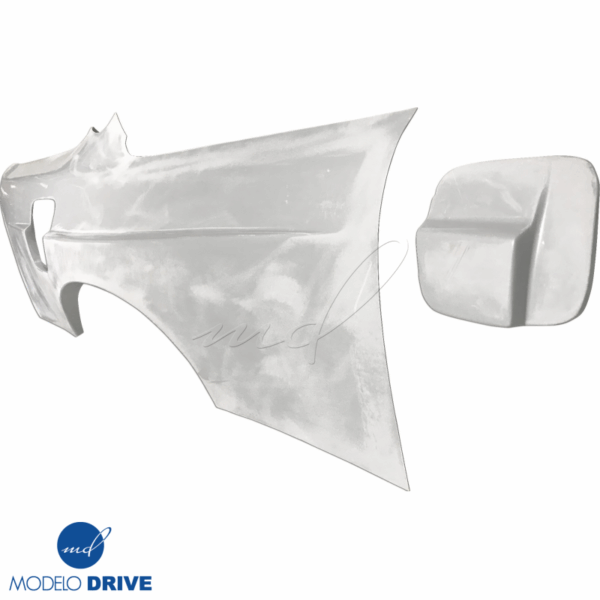 ModeloDrive FRP ORI t2 50mm Fenders (rear) 3pc w Gas Cap > Nissan 240SX (S14) 1995-1998 - Image 13
