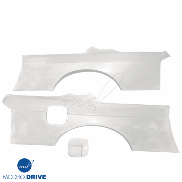 ModeloDrive FRP ORI t2 50mm Fenders (rear) 3pc w Gas Cap > Nissan 240SX (S14) 1995-1998 - Image 14
