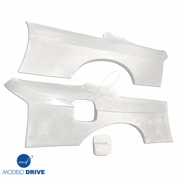 ModeloDrive FRP ORI t2 50mm Fenders (rear) 3pc w Gas Cap > Nissan 240SX (S14) 1995-1998 - Image 15