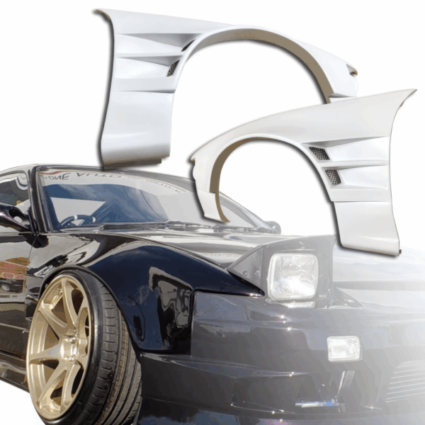 ModeloDrive FRP ORI t4 75mm Wide Body Fenders (front) > Nissan 240SX 1989-1994 > 2/3dr