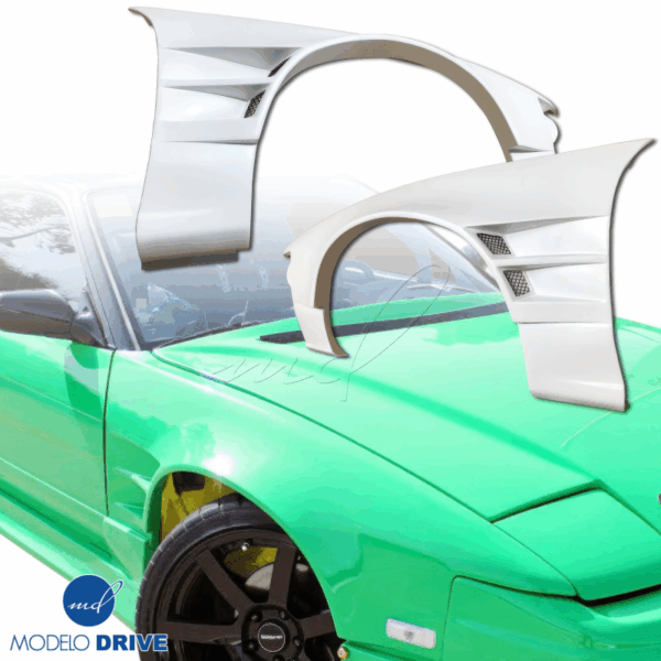 ModeloDrive FRP ORI t4 75mm Wide Body Fenders (front) > Nissan 240SX 1989-1994 > 2/3dr - Image 13