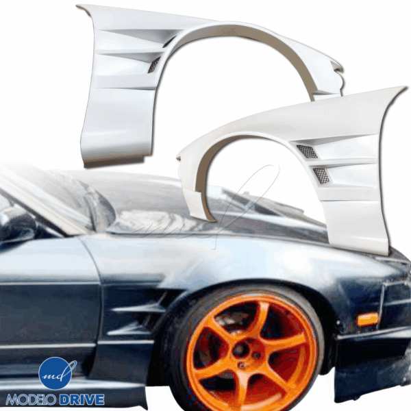 ModeloDrive FRP ORI t4 75mm Wide Body Fenders (front) > Nissan 240SX 1989-1994 > 2/3dr - Image 39