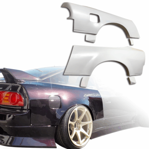 ModeloDrive FRP ORI t4 75mm Wide Body Fenders (rear) 6pc > Nissan 240SX 1989-1994 > 3dr Hatch