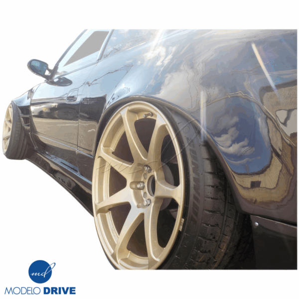 ModeloDrive FRP ORI t4 75mm Wide Body Fenders (rear) 6pc > Nissan 240SX 1989-1994 > 3dr Hatch - Image 4