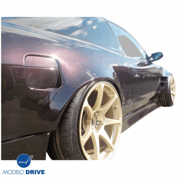 ModeloDrive FRP ORI t4 75mm Wide Body Fenders (rear) 6pc > Nissan 240SX 1989-1994 > 3dr Hatch - Image 5