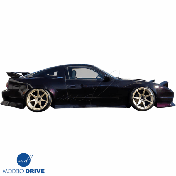 ModeloDrive FRP ORI t4 75mm Wide Body Fenders (rear) 6pc > Nissan 240SX 1989-1994 > 3dr Hatch - Image 7
