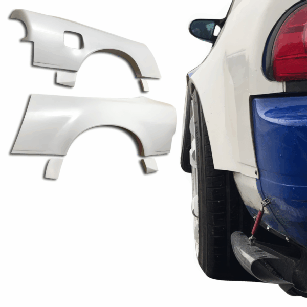 ModeloDrive FRP ORI t4 75mm Wide Body Fenders (rear) 6pc > Nissan 240SX 1989-1994 > 3dr Hatch - Image 9