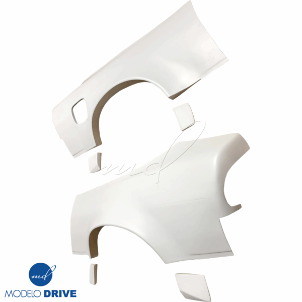 ModeloDrive FRP ORI t4 75mm Wide Body Fenders (rear) 6pc > Nissan 240SX 1989-1994 > 3dr Hatch - Image 21