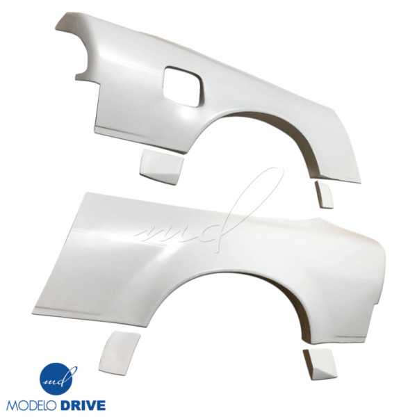 ModeloDrive FRP ORI t4 75mm Wide Body Fenders (rear) 6pc > Nissan 240SX 1989-1994 > 3dr Hatch - Image 24