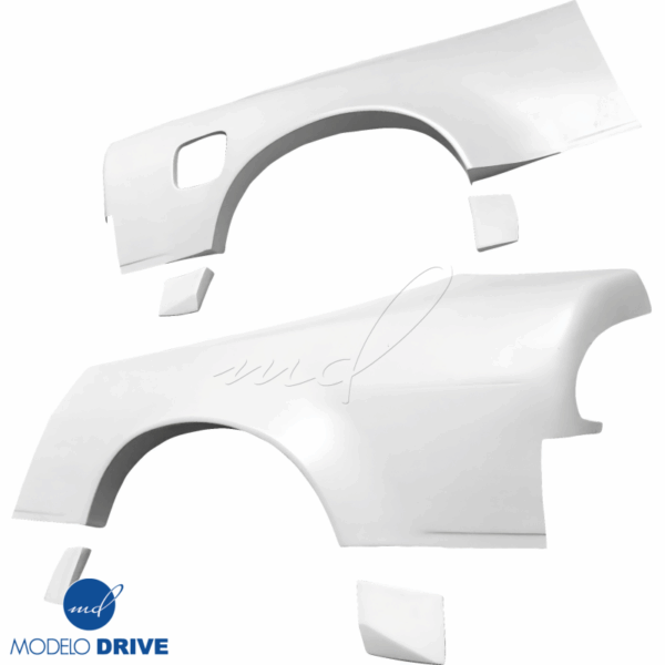ModeloDrive FRP ORI t4 75mm Wide Body Fenders (rear) 6pc > Nissan 240SX 1989-1994 > 3dr Hatch - Image 25