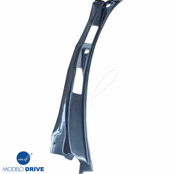 ModeloDrive Carbon Fiber Vented Windshield Wiper Cowl Trim Cover > Nissan 240SX (S14) 1995-1998 > RHD Model ONLY - Image 2