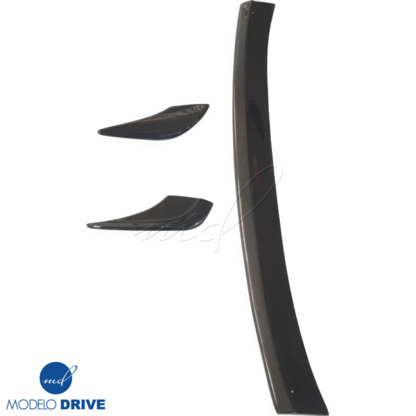 ModeloDrive Carbon Fiber GSPO Trunk Spoiler Wing 3pc > Nissan 240SX (S14) 1995-1998 - Image 3