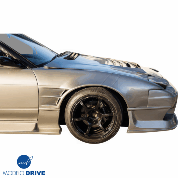 ModeloDrive FRP ORI t3 55mm Wide Body Fenders (front) > Nissan 240SX 1989-1994 > 3dr Hatch - Image 5